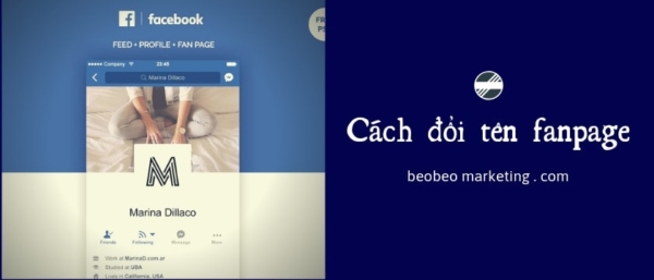 Cách đổi tên fanpageCách đổi tên fanpage