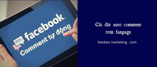 cách cài đặt trả lời comment trên fanpage