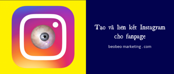 liên kết fanpage với instagram