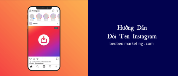 đổi tên instagram