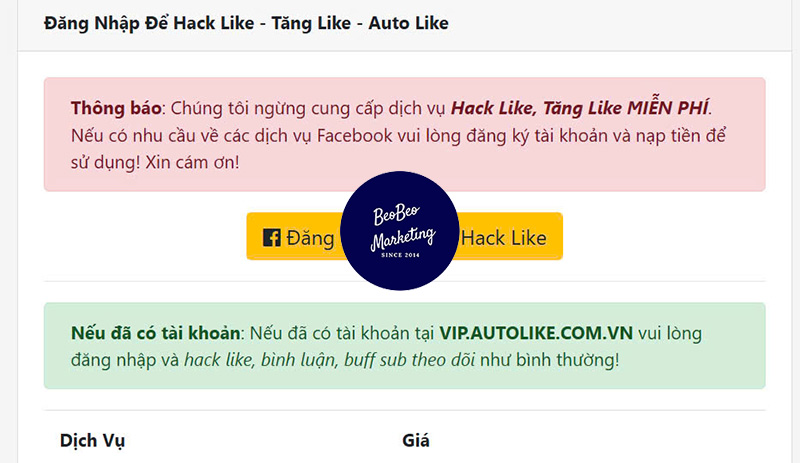 Cách buff fl facebook miễn phí autolike