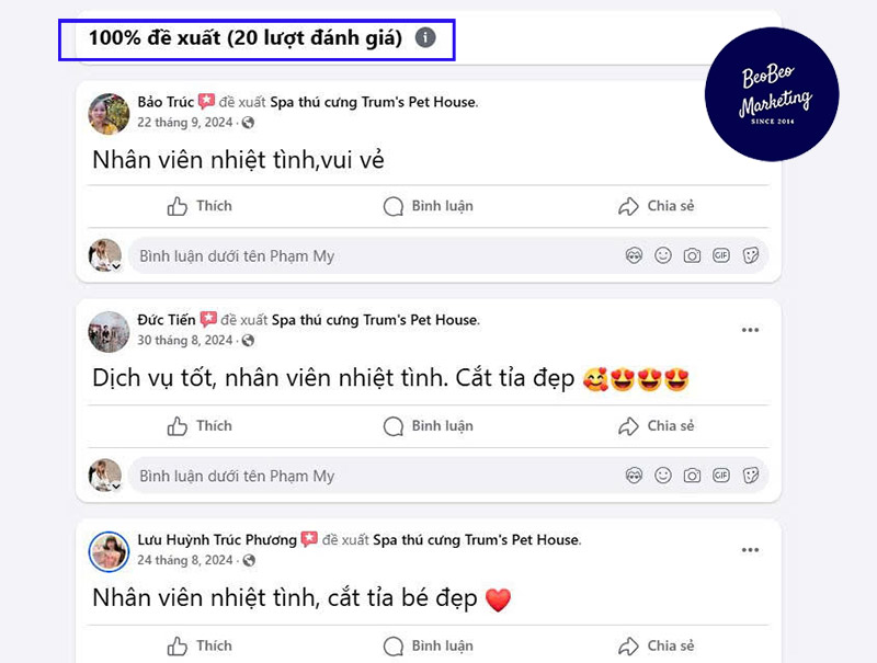 Lợi ích khi đánh giá Fanpage
