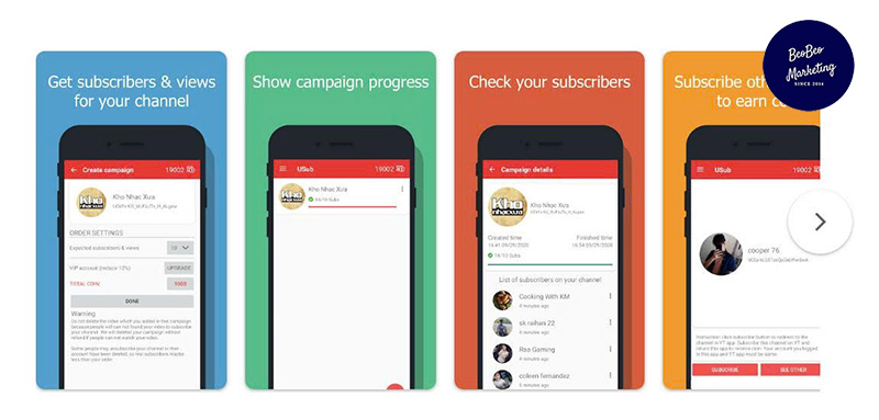 Phần mềm tăng sub cho youtube USub