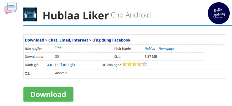 Phần mềm tăng view video facebook Hublaa Liker