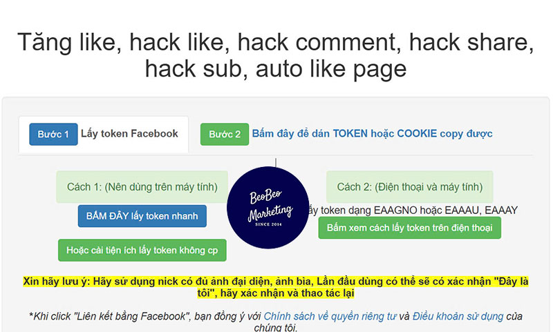 Tăng like miễn phí hằng ngày Tanglike.biz