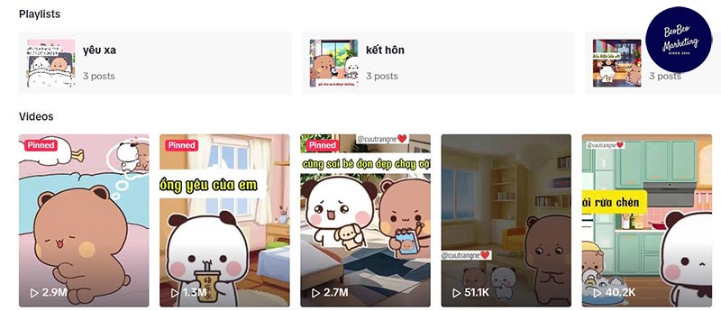 Tăng tim tiktok content