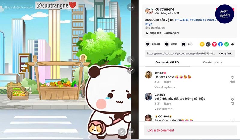 Tăng tim TikTok miễn phí bình luận trên video