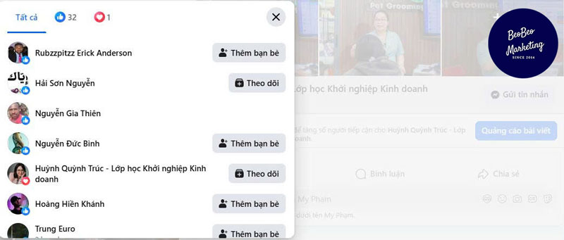 cách kiểm tra like ảo trên facebook