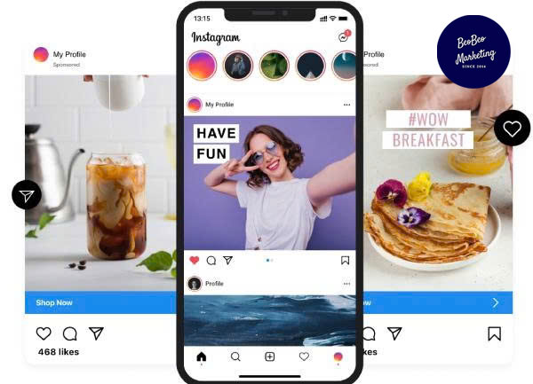 Chạy quảng cáo Instagram Ads kéo like mạnh