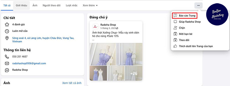 Cách đánh sập fanpage